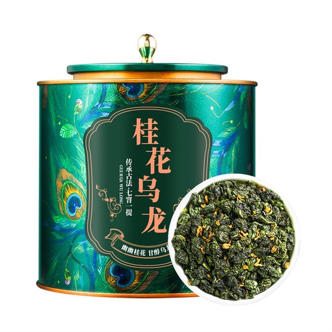  桂花乌龙茶叶正宗安溪铁观音乌龙茶叶桂花茶浓香型礼盒装 500g/盒 